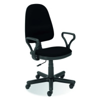 HALMAR Bravo kancelárska stolička s podrúčkami čierna (C11)