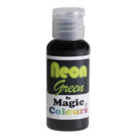 Neónová gélová farba 32 g Green - Magic Colours