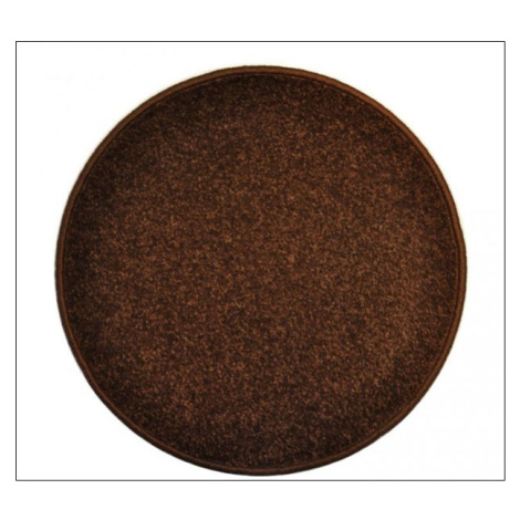 Eton hnedý koberec gulatý - 80 cm