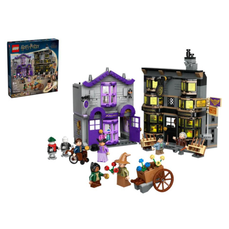 LEGO ® 76439 Ollivanderov obchod a Obchod madam Malkinovej