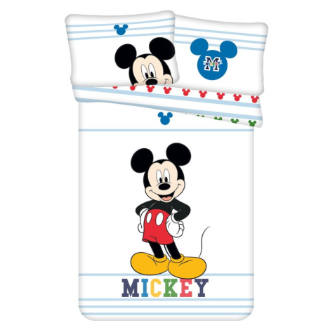 Bavlnené detské obliečky do postieľky 100x135 cm Mickey – Jerry Fabrics