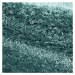 Kusový koberec Brilliant Shaggy 4200 Aqua kruh - 160x160 (průměr) kruh cm Ayyildiz koberce