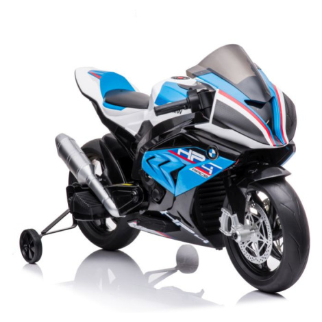 mamido Detská elektrická motorka BMW HP4 Race JT5001 modrá