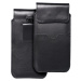 ROYAL Leather universal flap pocket XXXL Black