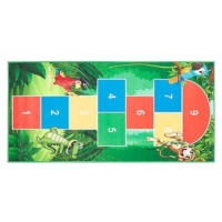 Detský hrací koberec 80 × 150 cm zelený BABADAG, 237718