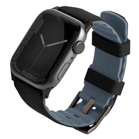 Remienok UNIQ strap Linus Apple Watch Series 4/5/6/7/8/SE/SE2 38/40/41mm. Airosoft Silicone midn