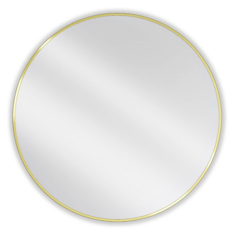 MEXEN - Loft zrkadlo 90 cm, zlatý rám 9850-090-090-000-50