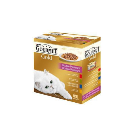 Gourmet Gold Mltp cons. cat kúsky duše a grilu 8x85g + Množstevná zľava Purina