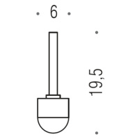 CB - BASIC B2757 - Náhradná hlavica na WC kefu