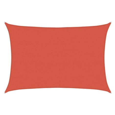 vidaXL Tieniaca plachta 160 g/m² tehlovočervená 5x7 m HDPE