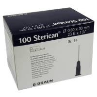 B.BRAUN BB Sterican injekčná ihla jednorázová modrá 0,6x30mm, ks 100 ks