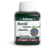 MEDPHARMA Borák lekársky 205 mg + pupalka 67 kapsúl