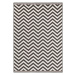 Kusový koberec Twin Supreme 103433 Palma black creme – na ven i na doma - 80x150 cm NORTHRUGS - 
