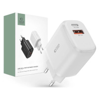 Nabíjačka TECH-PROTECT C20W 2-PORT NETWORK CHARGER PD20W/QC3.0 WHITE (9589046924293)