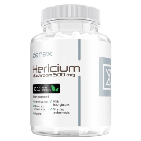 ZEREX Hericium 500mg - pamäť a koncentrácia 90 mäkkých kapsúl