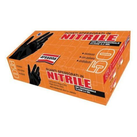 Ochranné rukavice NITRILE spesso č. L 50ks LAMPA