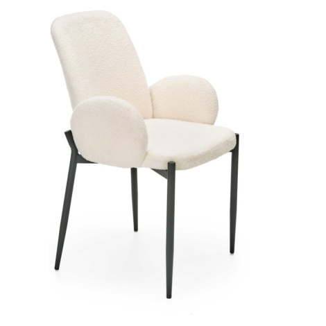 Designová židle K477 krémová Halmar
