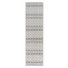 Sivý umývateľný behúň zo ženilky 60x240 cm Jhansi – Flair Rugs