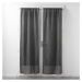 Antracitové voálové záclony v súprave 2 ks 70x200 cm Filiane – douceur d'intérieur