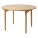 Okrúhly rozkladací jedálenský stôl v dekore duba ø 120 cm Carno – Unique Furniture
