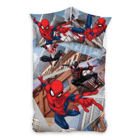 Carbotex Detské bavlnené obliečky Spider-Man Pavúčia Sila, 140 x 200 cm, 70 x 90 cm