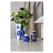 Modrá ručne maľovaná váza z kameniny Tulle – Kähler Design