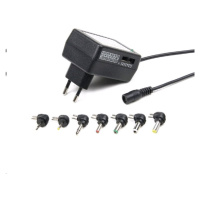 Univerzální AC-DC adaptér GEMBIRD EG-MC-008, 12W, 7 konektorů