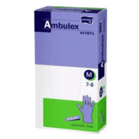 AMBULEX Vyšetrovacie a ochranné rukavice M fialové 100 ks