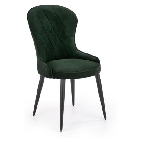 Jedálenská stolička K366 Tmavo zelená Halmar