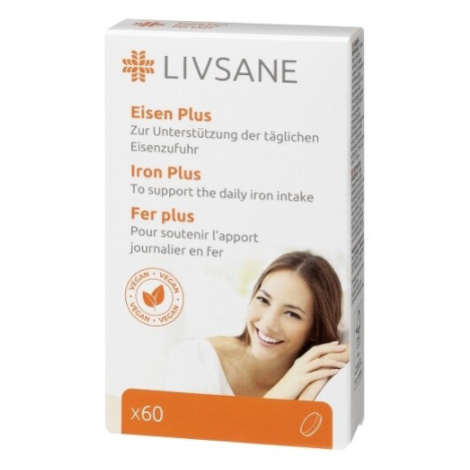 LIVSANE Železo plus s vitamínmi 60 tabliet