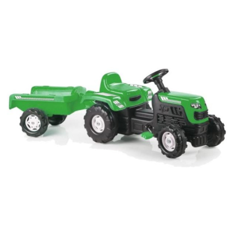 Dolu Šliapací traktor Ranchero s vlečkou, zelený