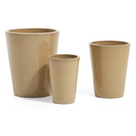 Keramické kvetináče v súprave 3 ks ø 47 cm Rotja – Kave Home