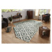 Kusový koberec Twin-Wendeteppiche 103131 grün creme – na ven i na doma - 120x170 cm NORTHRUGS - 