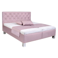 Čalúnená posteľ Angelina 180x200, ružová, bez matraca