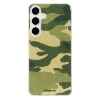 Odolné silikónové puzdro iSaprio - Green Camuflage 01 - Samsung Galaxy S24+