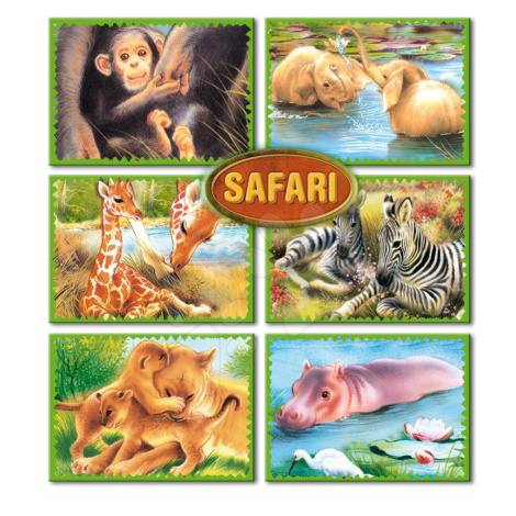 Dohány veľké detské kocky mix safari 600-2 DOHÁNY