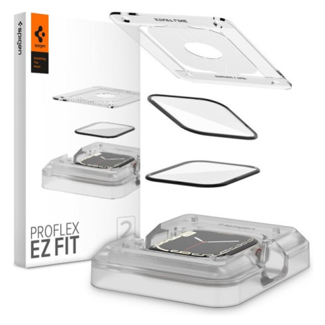 Spigen ProFlex EZ Fit 2 Pack sklo Apple Watch 9/8/7 (45mm)