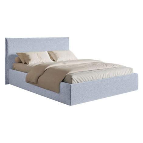 Selsey ČALÚNENÁ POSTEĽ Softie Slim svetlomodrá ženilka 160x200