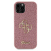 Guess Fixed Glitter 4G Metal Logo Kryt pre iPhone 12/12 Pro, Ružový