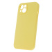 Silikónové puzdro na Apple iPhone 12 Mag Invisible Pastel žlté