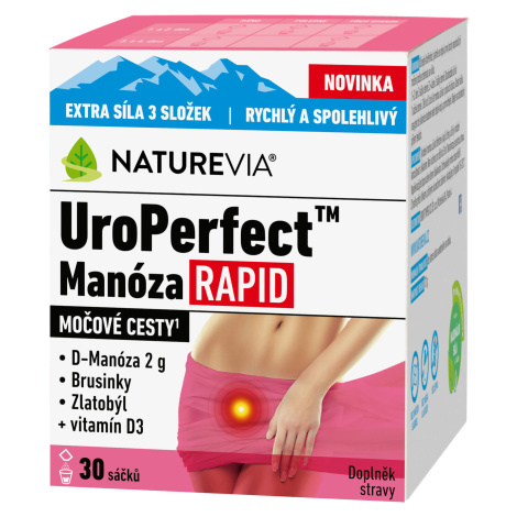 NATUREVIA UroPerfect Manóza RAPID 30 vrecúšok