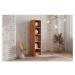 Knižnica z bukového dreva 38x176 cm Vento - The Beds