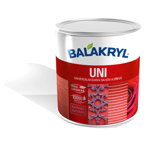 BALAKRYL Univerzálna farba na kov a drevo UNI LESK 0840 červenohnedá 0,7 kg