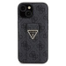 Guess PU Grip Stand 4G Strass Triangle Metal Logo Apple iPhone 15 GUHCP15SPGS4TDK Black