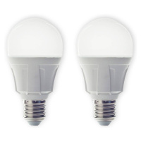 Lindby LED žiarovka, sada 2 ks, E27, 8,5 W, matná, 3 000 K