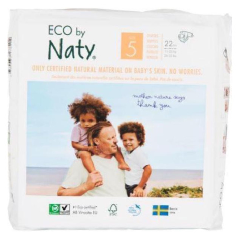 ECO BY NATY Plienky jednorazové 5 (11-25 kg) 22 ks