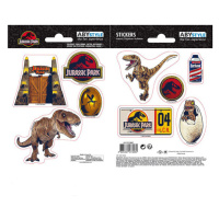 Abysse Corp Jurassic Park Dinosaures Nálepky 2-Pack (16 x 11 cm)