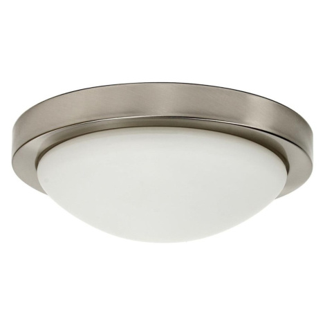 Sivé stropné svietidlo so skleneným tienidlom ø 32 cm Roda - Candellux Lighting