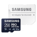 Samsung PRO Ultimate/micro SDXC/256GB/200MBps/UHS-I U3/Class 10/+ Adaptér/Modrá