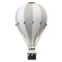Dadaboom.sk Dekoračný teplovzdušný balón- svetlo sivá - L-50cm x 30cm